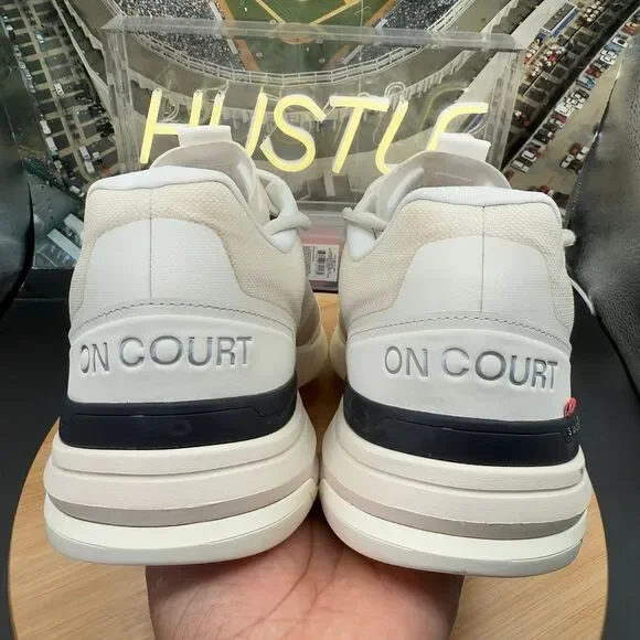 On Cloud The Roger Advantage Pro Mens Tennis Shoes Men’s Sz 13 Cream/Black - Picture 6 of 12